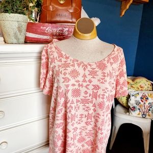 3/$20🌻Aztec peachy pink top